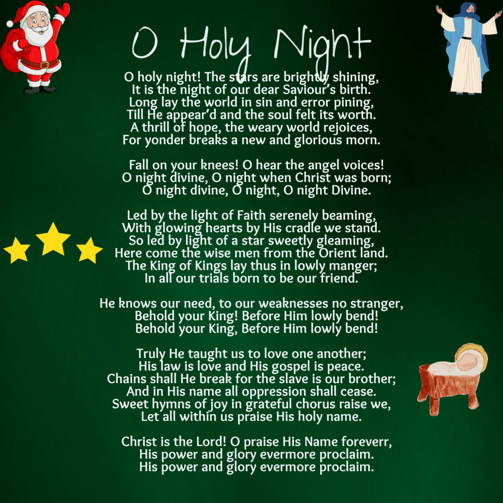 O Holy Night - The Beautiful - Simple, and Enchanting Christmas Song ...